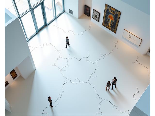 Analyse van bezoekersstromen in het Stedelijk Museum.